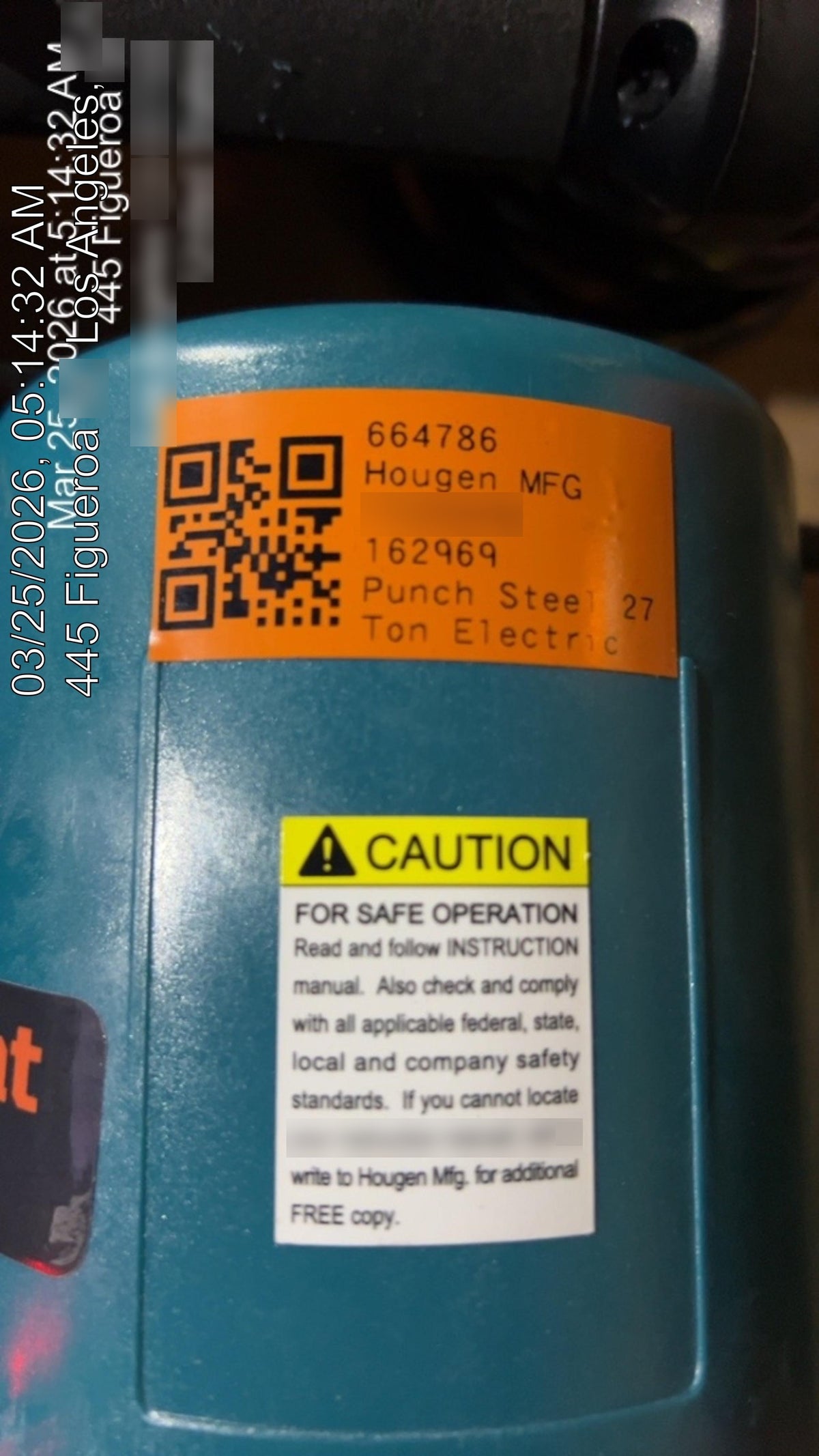 2026 HOUGEN MFG 75006PR