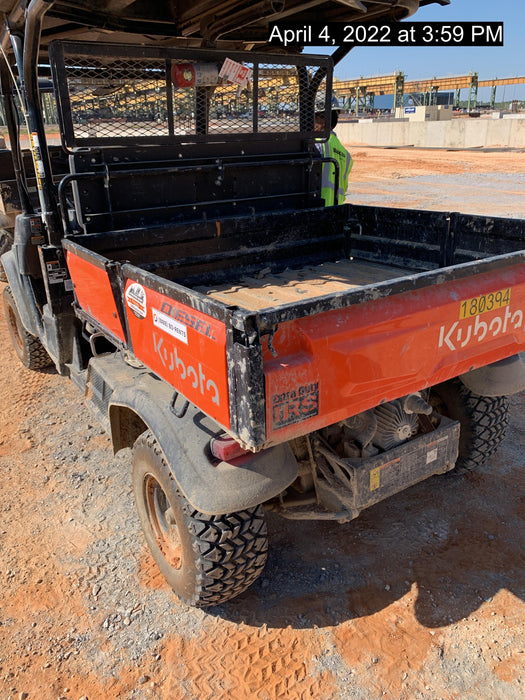 2021 Kubota RTV-X1140W-H Plastic Canopy, Windshield Acrylic Clear, LED Strobe Light, Wire Harness Kit, Back up Alarm