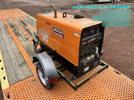 2023 Lincoln Electric LE400 Kubota V1505, Trlr, Cable Rack, Light Kit, ES Decals, T3