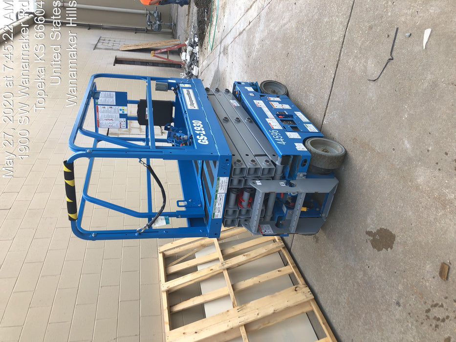 2019 Genie GS-1930 Fixed rails with chain Entry