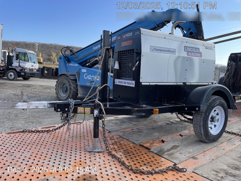 2024 Lincoln Electric LE400 Kubota V1505, Trlr, Cable Rack, Light Kit, ES Decals, T3