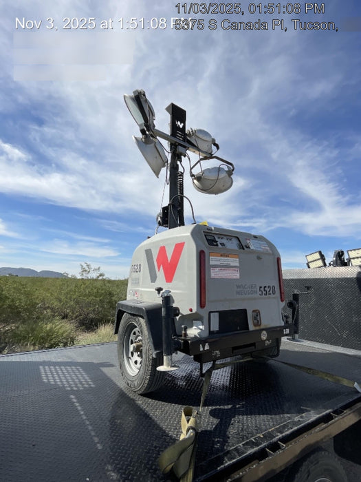 2017 Wacker Neuson LTV6L-MH Wacker Neuson 6 kW Towable Light Generator