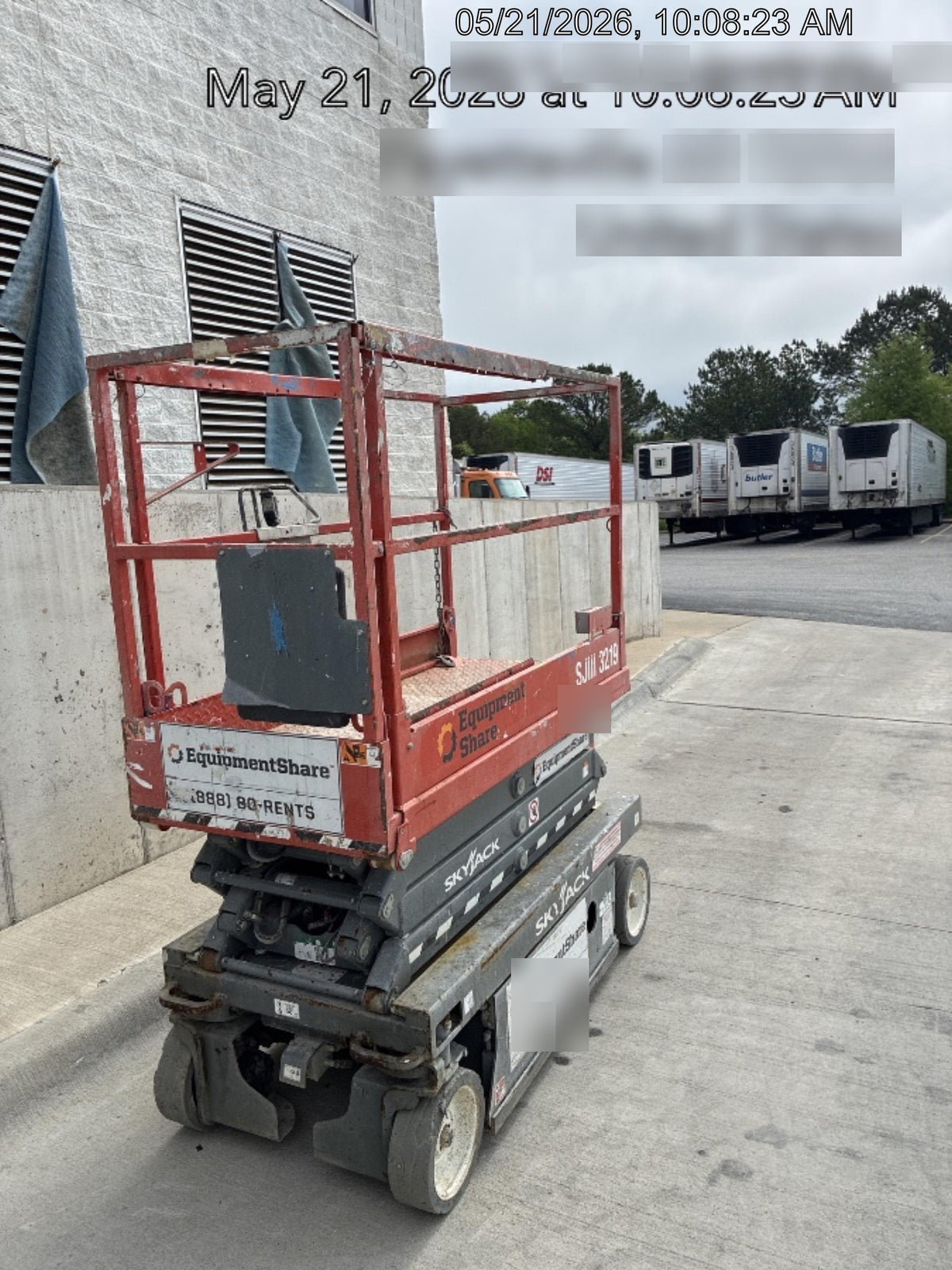 2019 Skyjack SJIII-3219 Standard Options, Trojan Batteries