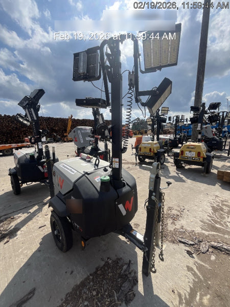 2024 Wacker Neuson LTT4 Diesel, Kohler KDW702, Deep Sea Controller, Auto Start, LED 320W, Bypass Outlet, T3