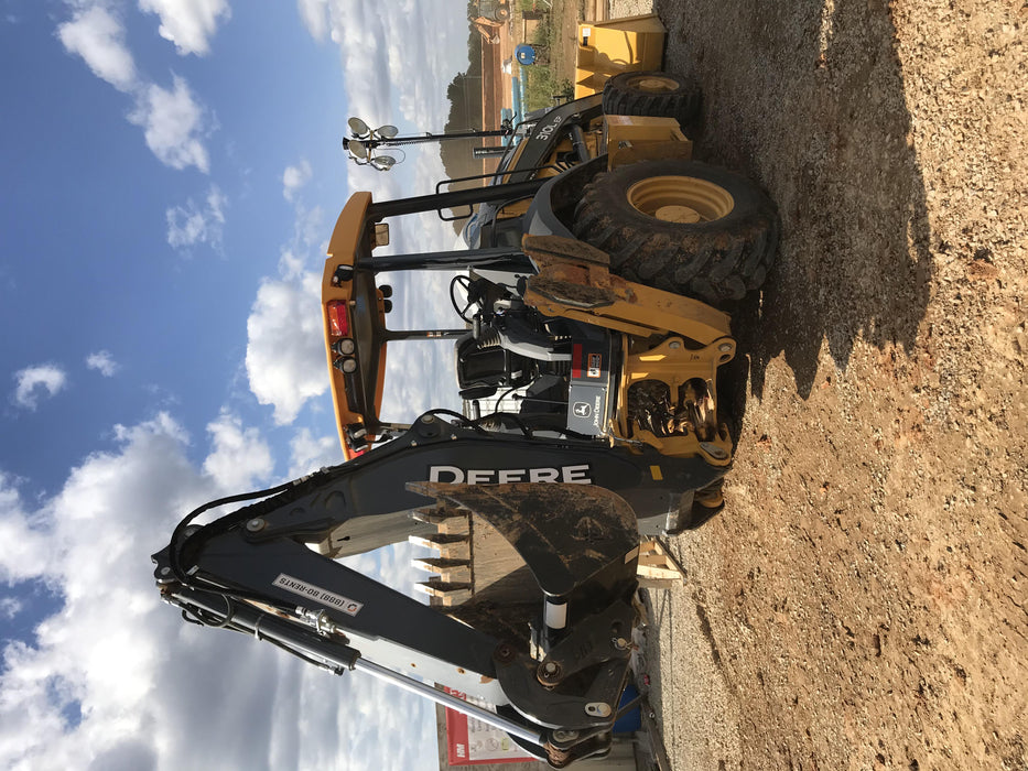 2020 John Deere 310LEP Canopy, 4WD, Standard Stick, Pilot Controls, 2 Way Hydraulics, TAG Manual QC