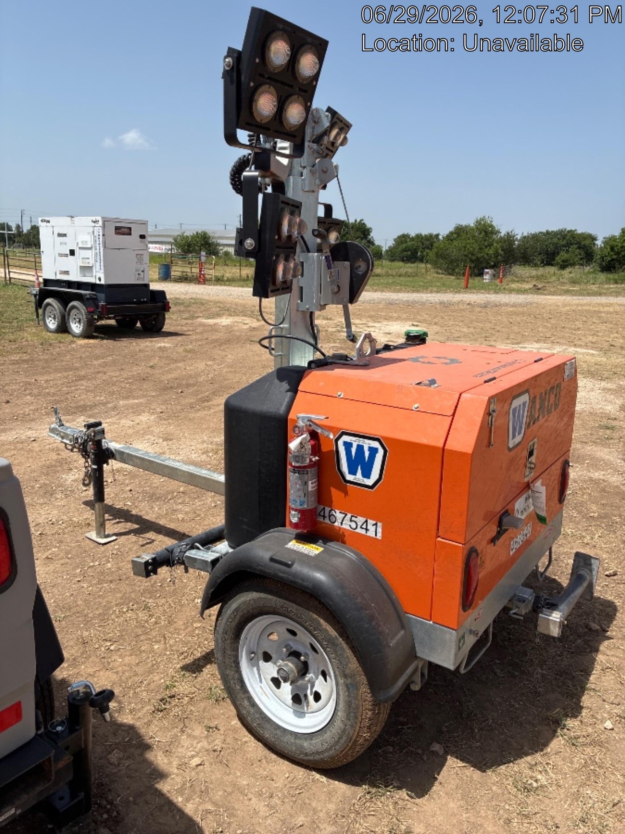 2024 Wanco WLTT-4MM4K Diesel, Deep Sea Controller, Shore Power Plug, Auto Start, (4) 350W LED Floodlights, 4kW Generator, 60 Gal Fuel Tank, 2" Ball, T3