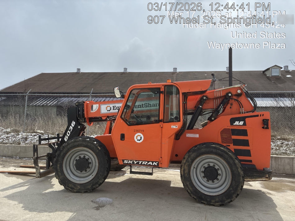 2022 Skytrak 6036 74Hp Dsl, Cab/Heat/Air, Duraforce FF Tires, LED WL