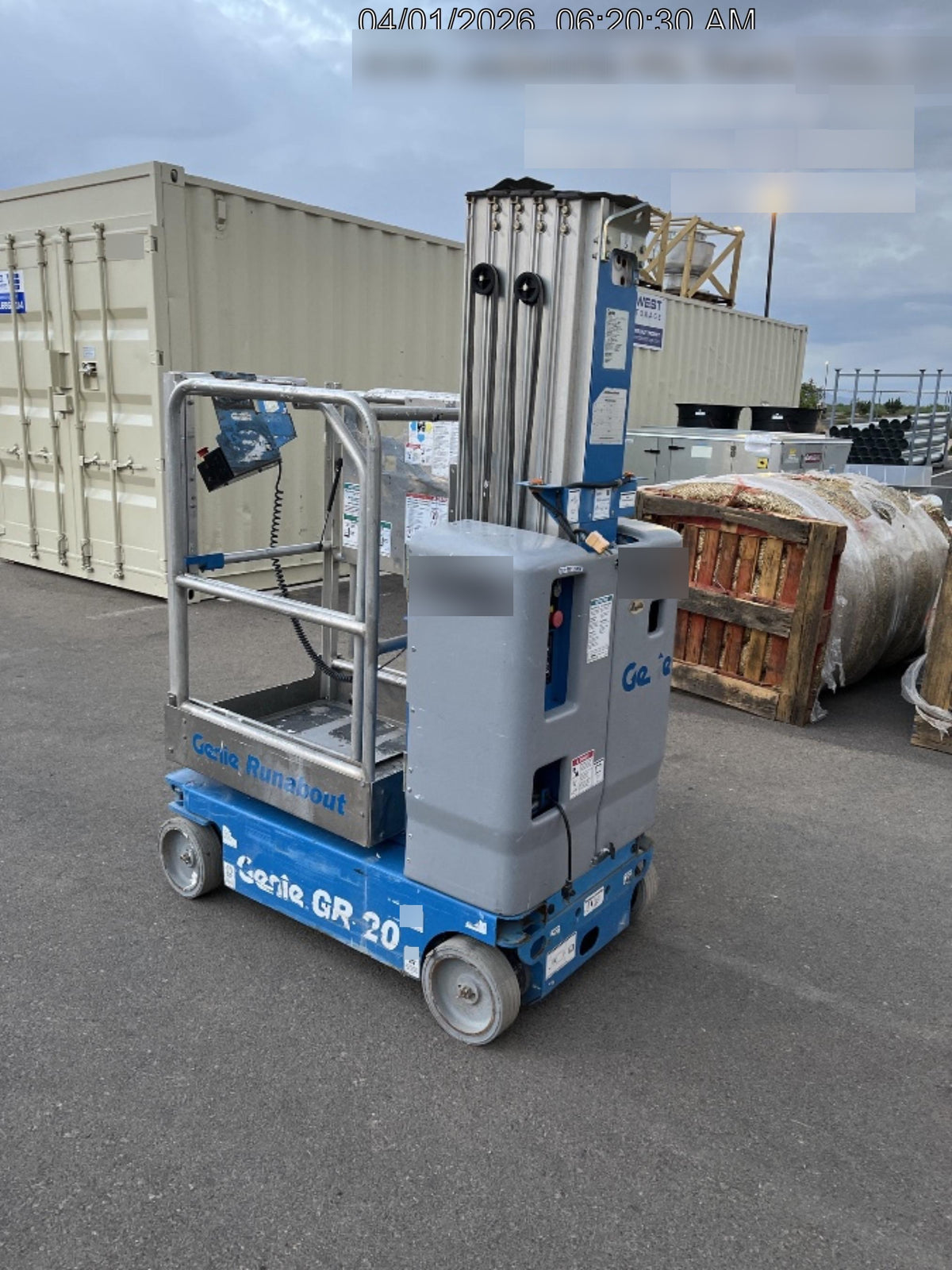2019 GENIE GR-20