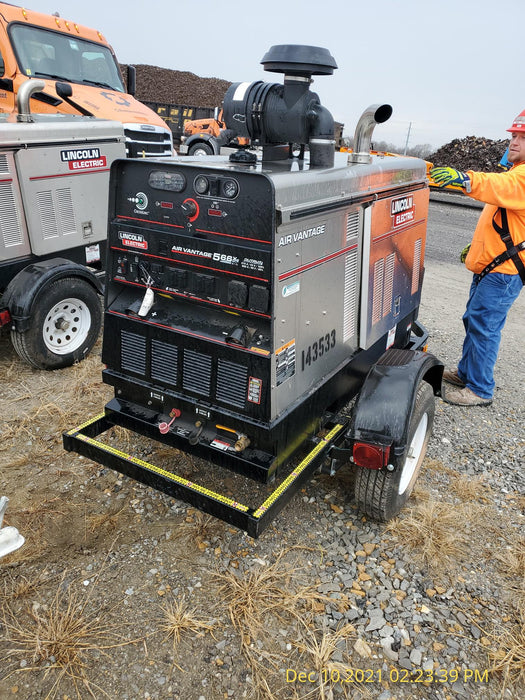2021 Lincoln Electric Air Vantage 566 Air Vantage 566X Ready Pak 3 (includes trailer, cable rack, fender light kit); no telematics