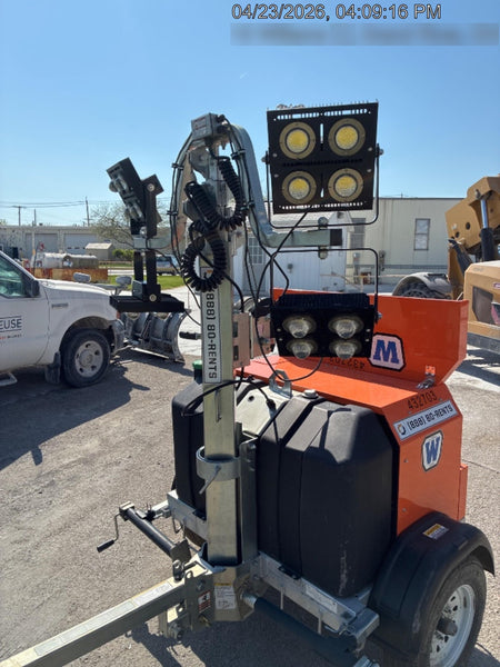 2024 Wanco WLTT-4MM4K Diesel, Deep Sea Controller, Shore Power Plug, Auto Start, (4) 350W LED Floodlights, 4kW Generator, 60 Gal Fuel Tank, 2" Ball, T3