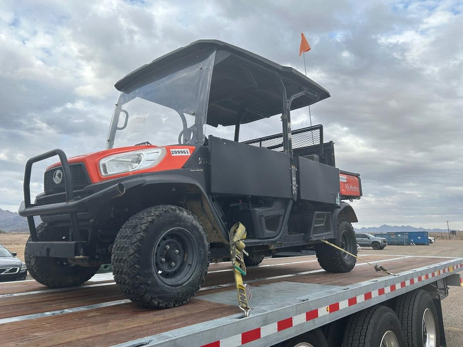 2022 Kubota RTV-X1140W-H Plastic Canopy, Windshield Acrylic Clear, LED Strobe Light, Wire Harness Kit, Back up Alarm
