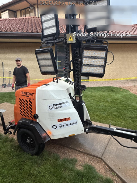 2024 Generac MLT2 Diesel, Flex Switch 120V Input, Powerzone Controller, 
(4) 320W LED Lights, 4kW Generator, 39.9 Gal Fuel Tank, 2" Ball, T3