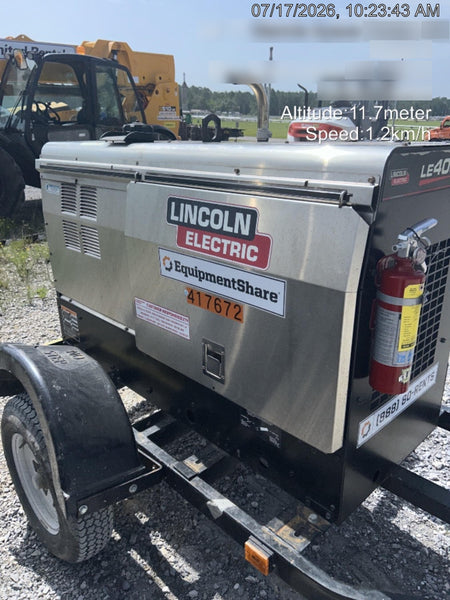 2024 Lincoln Electric LE400 Kubota V1505, Trlr, Cable Rack, Light Kit, ES Decals, T3