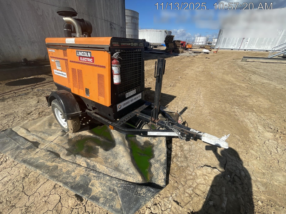 2021 Lincoln Electric Vantage 549X Ready Pak 3, ORANGE (includes trailer, cable rack, fender light kit)