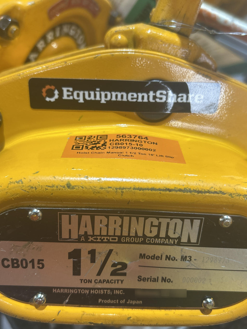 2025 HARRINGTON CB015-10