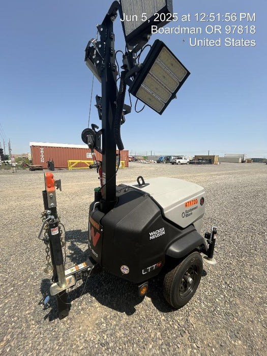 2024 Wacker Neuson LTT4 Diesel, Kohler KDW702, Deep Sea Controller, Auto Start, LED 320W, Bypass Outlet, T3