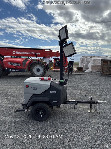 2024 Wacker Neuson LTT4 Diesel, Kohler KDW702, Deep Sea Controller, Auto Start, LED 320W, Bypass Outlet, T3