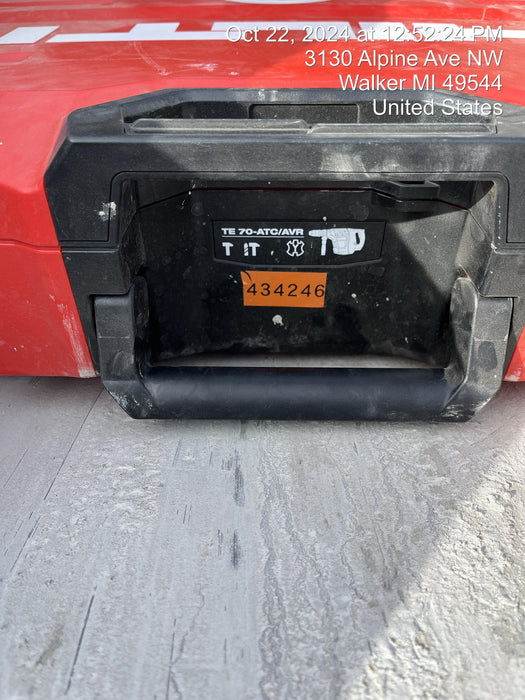 2024 HILTI TE 70-ATC/AVR