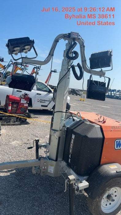 2024 Wanco WLTT-4MM4K Diesel, Mitsubishi L2E, 9.0HP @1800 rpm, Deep Sea Controller, Shore Power Plug, Auto Start, (4) 350W LED Floodlights, 4kW Generator, 60 Gal Fuel Tank, 2" Ball, T3