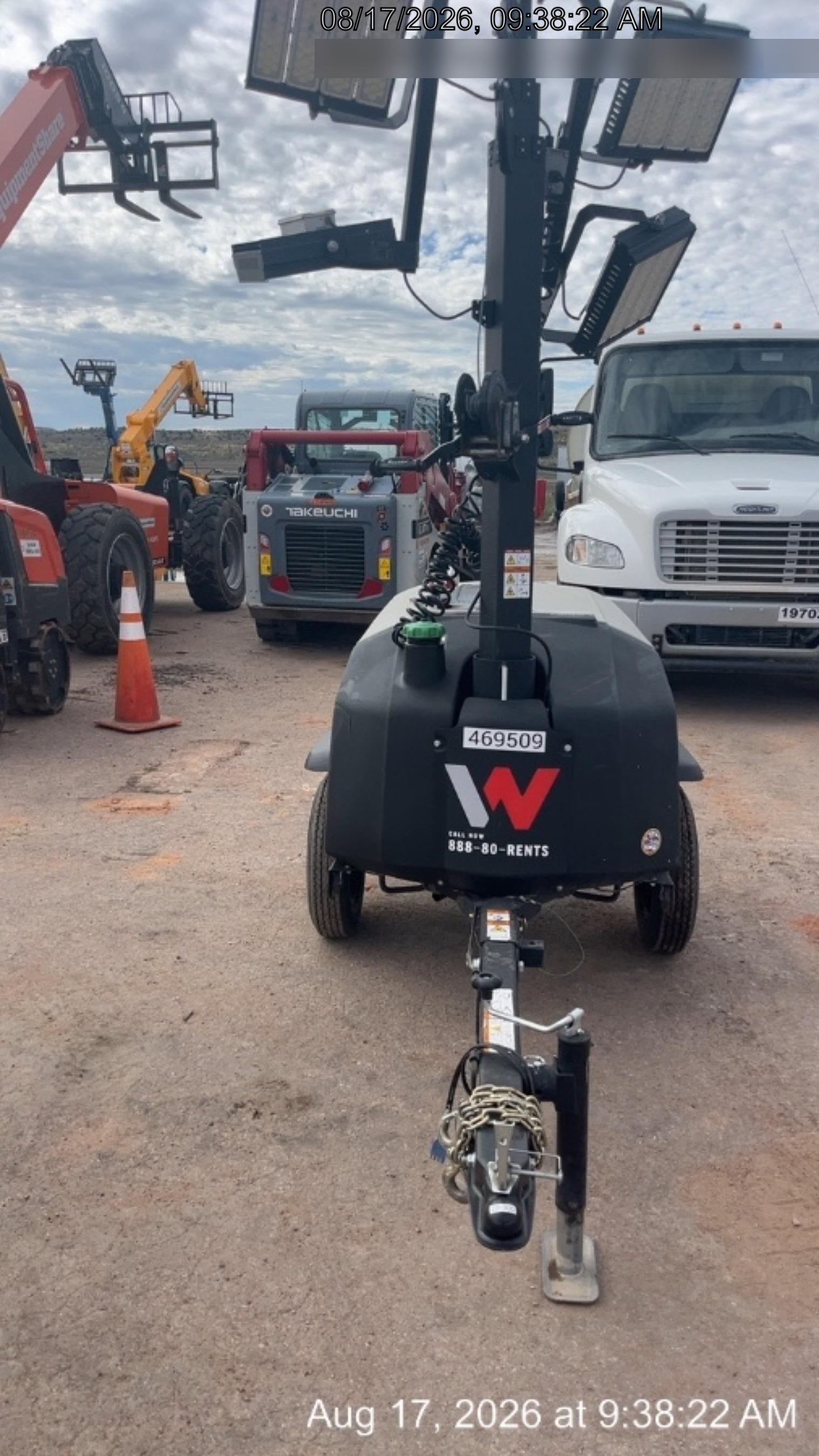 2024 Wacker Neuson LTT4 Diesel, Kohler KDW702, Deep Sea Controller, Auto Start, LED 320W, Bypass Outlet, T3