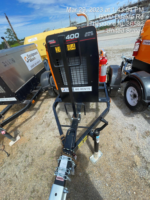 2022 Lincoln Electric LE400 Kubota V1505, Trlr, Cable Rack, Light Kit, ES Decals, T3