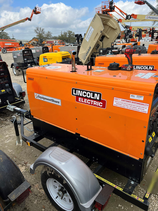 2022 Lincoln Electric LE400 Kubota V1505, Trlr, Cable Rack, Light Kit, ES Decals, T3