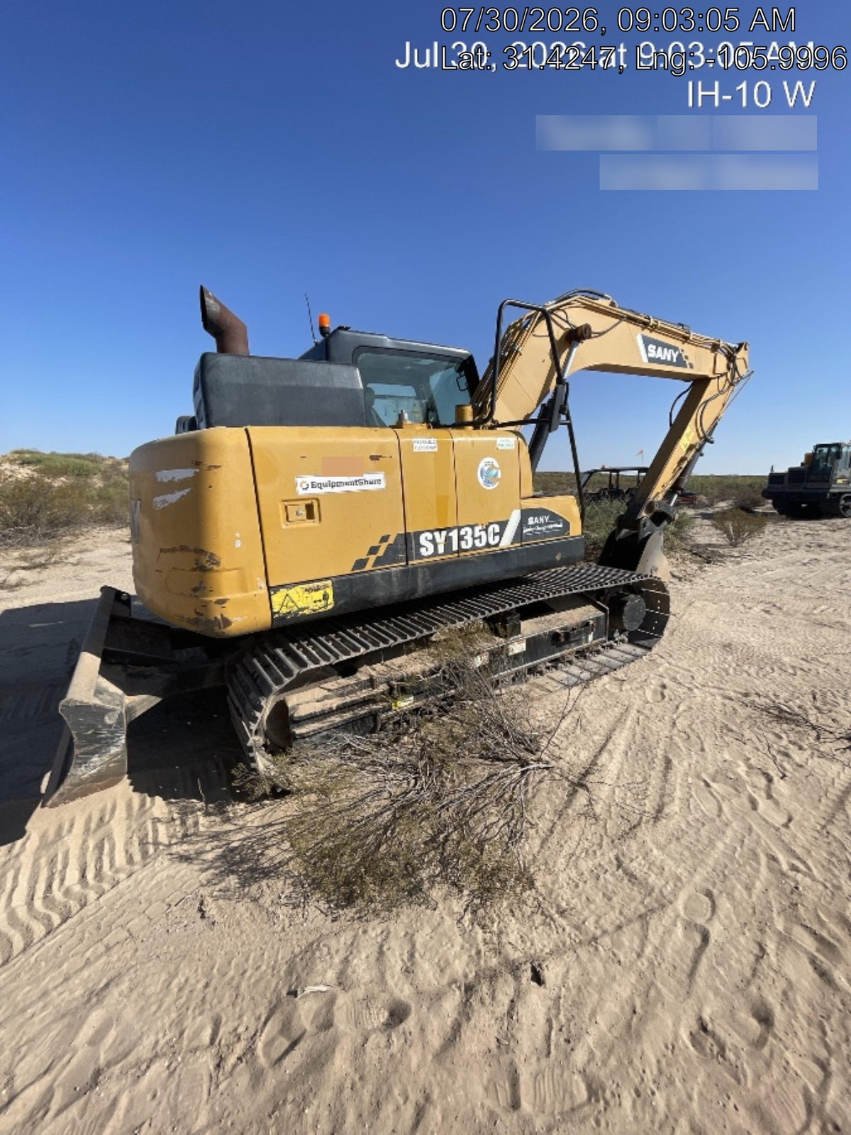 2018 SANY SY135C