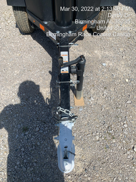 2021 Allmand NLV3GR (4) LED Light Fixture 350W, 23' Vertical Mast, 3kW Prime, Towable, Deep Sea L401, Leveling Jacks, Yanmar T4F 5.8hp