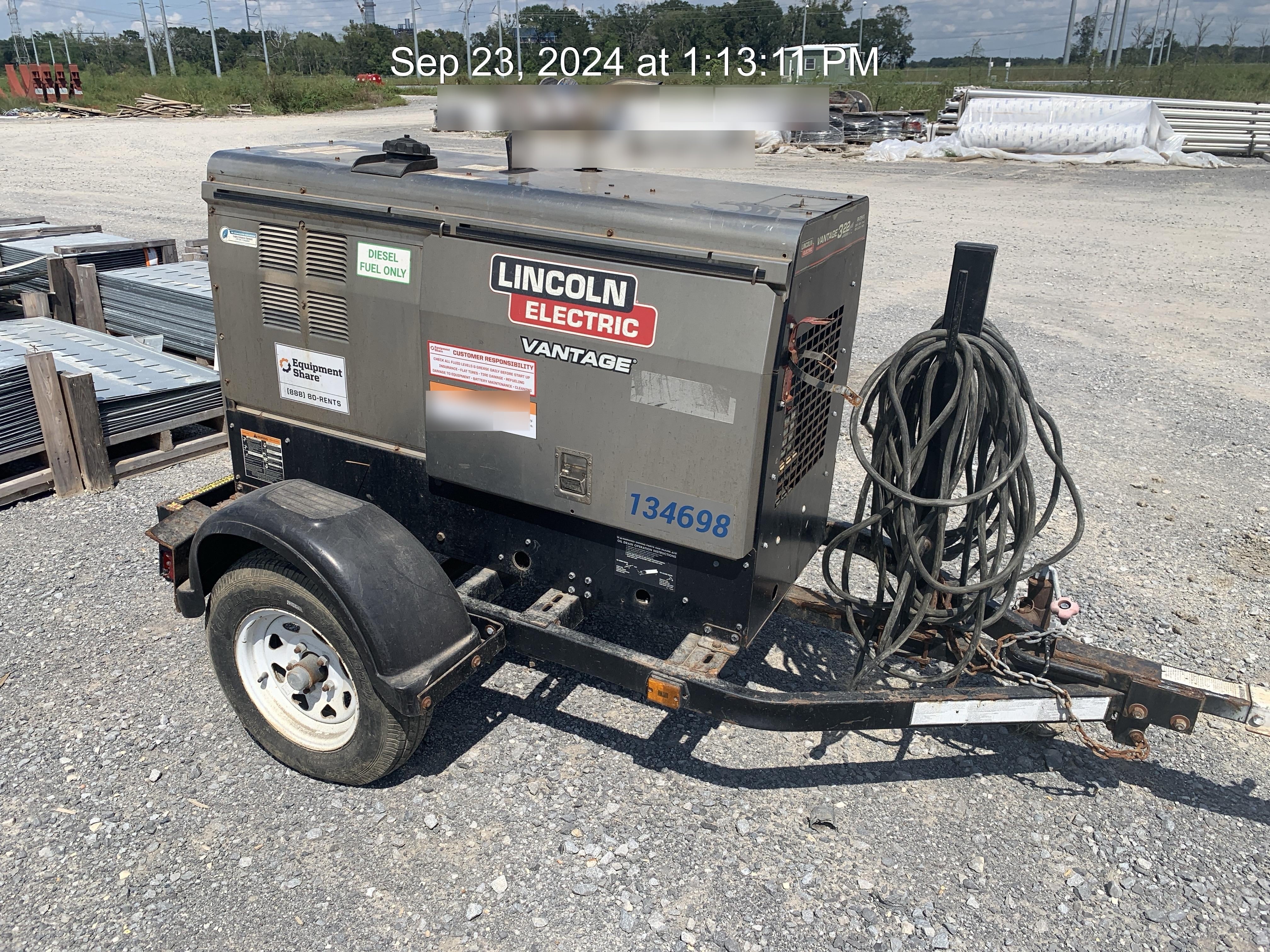 2021 Lincoln Electric Vantage 322 Ready Pak 3