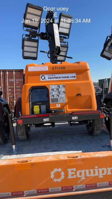 2023 Generac MLT2 Diesel, Flex Switch 120V Input, Powerzone Controller, 
(4) 320W LED Lights, 4kW Generator, 39.9 Gal Fuel Tank, 2" Ball, T3