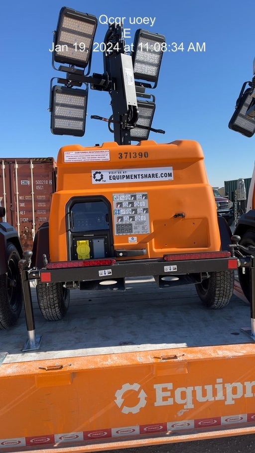 2023 Generac MLT2 Diesel, Flex Switch 120V Input, Powerzone Controller, 
(4) 320W LED Lights, 4kW Generator, 39.9 Gal Fuel Tank, 2" Ball, T3