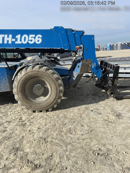 2018 Genie GTH-1056 Genie GTH-1056 w/CAB, Solid Tires, Work Lights, 60" carriage/forks, cab mesh, beacon