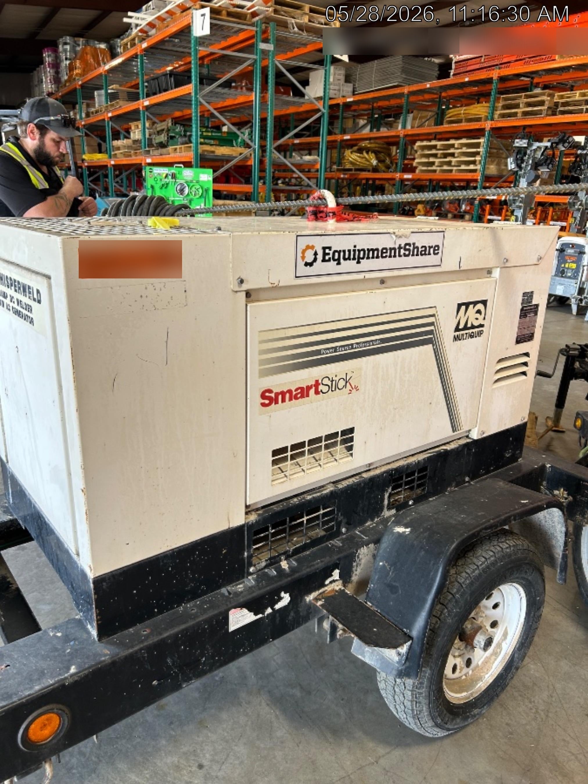 2019 Multiquip DLW400ESA4 Dual Pack, Trailer Mounted