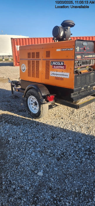 2021 Lincoln Electric Vantage 549X Ready Pak 3, ORANGE (includes trailer, cable rack, fender light kit)