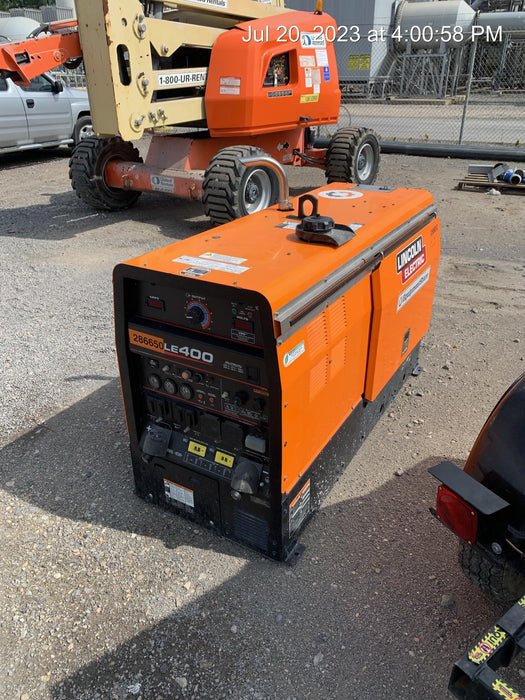 2022 Lincoln Electric LE400 Kubota V1505, Trlr, Cable Rack, Light Kit, ES Decals, T3