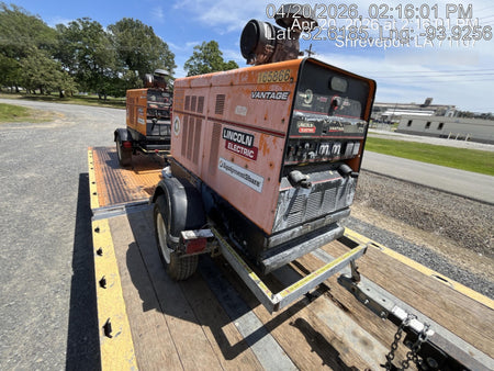2021 Lincoln Electric Vantage 549X Ready Pak 3, ORANGE (includes trailer, cable rack, fender light kit)