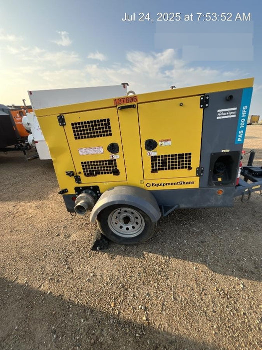 2021 ATLAS COPCO PAS 100 HF CS Enclosed