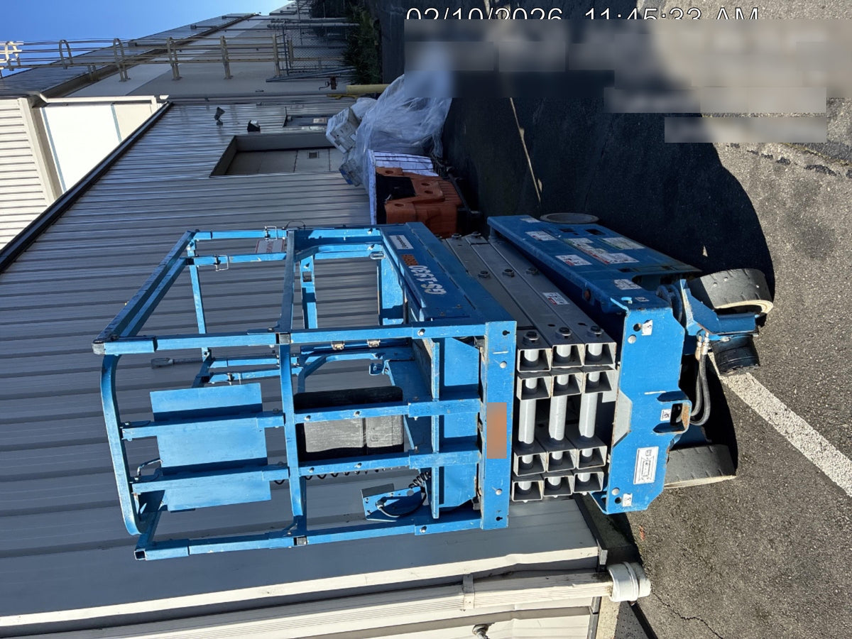 2020 Genie GS-1930 Solid Non Marking Tires, Beacon, Folding rails with half height swing gate