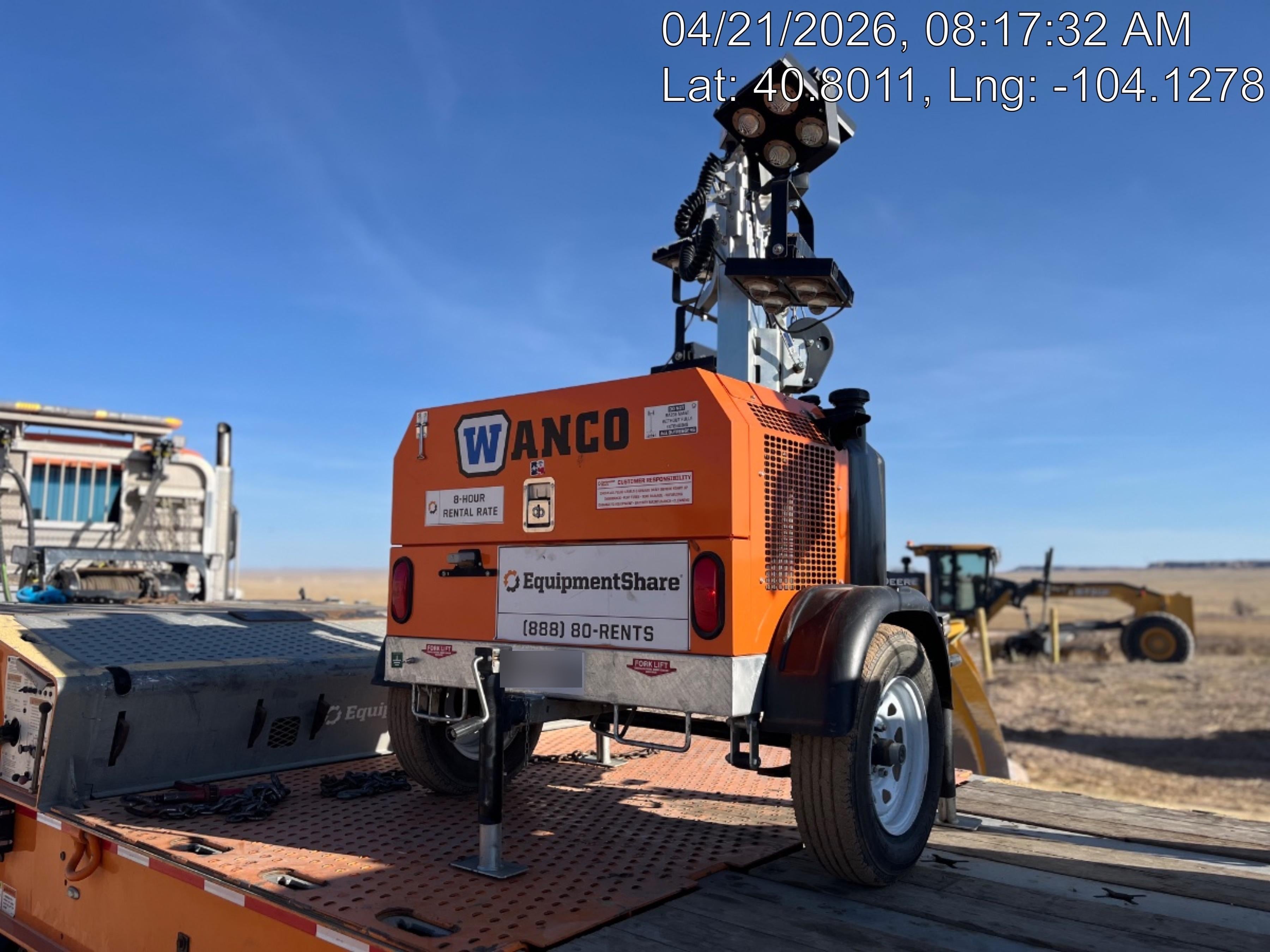2024 Wanco WLTT-4MM4K Diesel, Deep Sea Controller, Shore Power Plug, Auto Start, (4) 350W LED Floodlights, 4kW Generator, 60 Gal Fuel Tank, 2" Ball, T3
