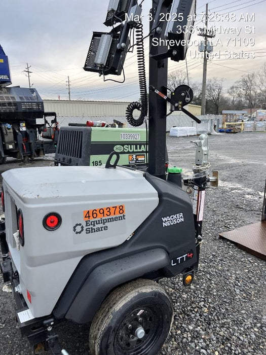 2024 Wacker Neuson LTT4 Diesel, Kohler KDW702, Deep Sea Controller, Auto Start, LED 320W, Bypass Outlet, T3