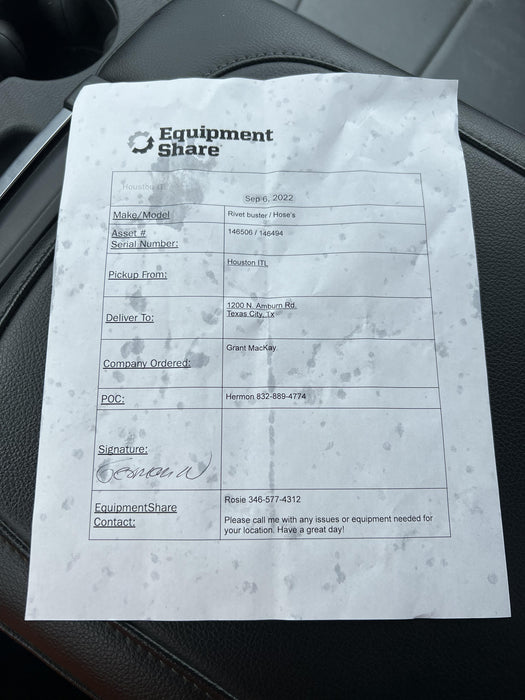 2021 MICHIGAN PNEUMATIC MP-133-ORANGE-NEP-SB