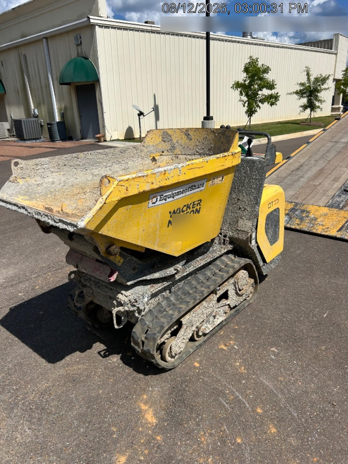 2019 WACKER NEUSON DT10