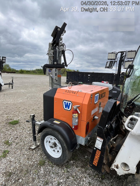 2024 Wanco WLTT-4MM4K Diesel, Deep Sea Controller, Shore Power Plug, Auto Start, (4) 350W LED Floodlights, 4kW Generator, 60 Gal Fuel Tank, 2" Ball, T3