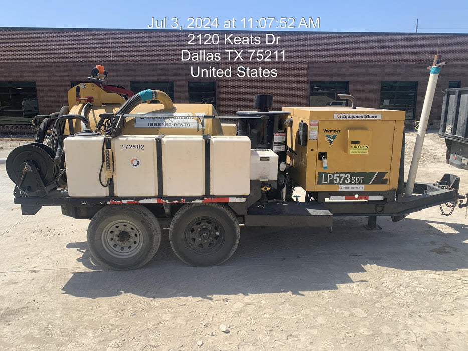 2021 Vac-Tron LP573SDT T4 Koehler Diesel Engine, 500 Gallon Debris Tank, x2 100 Gallon Water Tanks