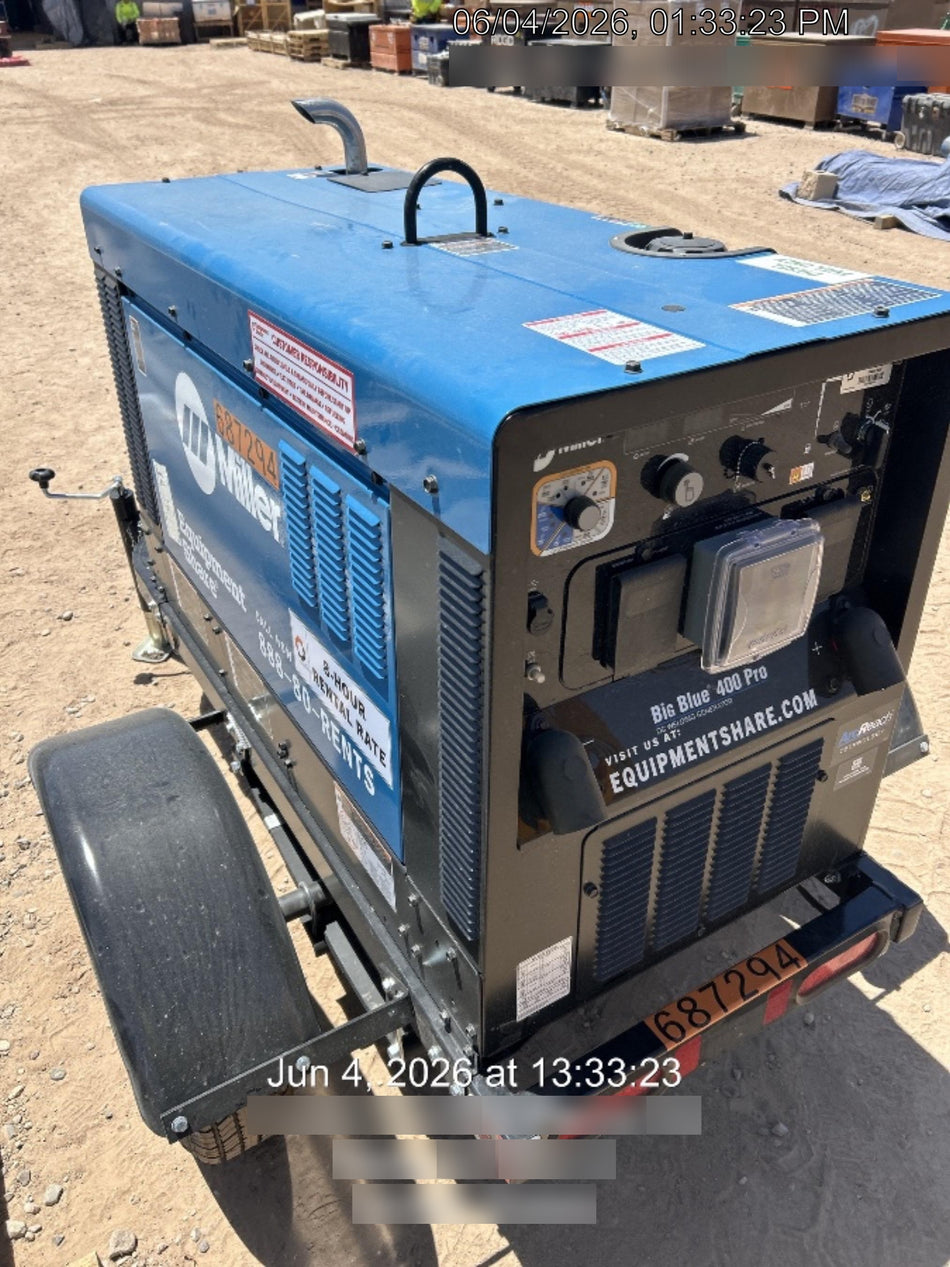 2026 MILLER ELECTRIC BIG BLUE 400