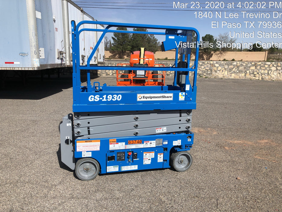 2020 Genie GS-1930 Standard Machine