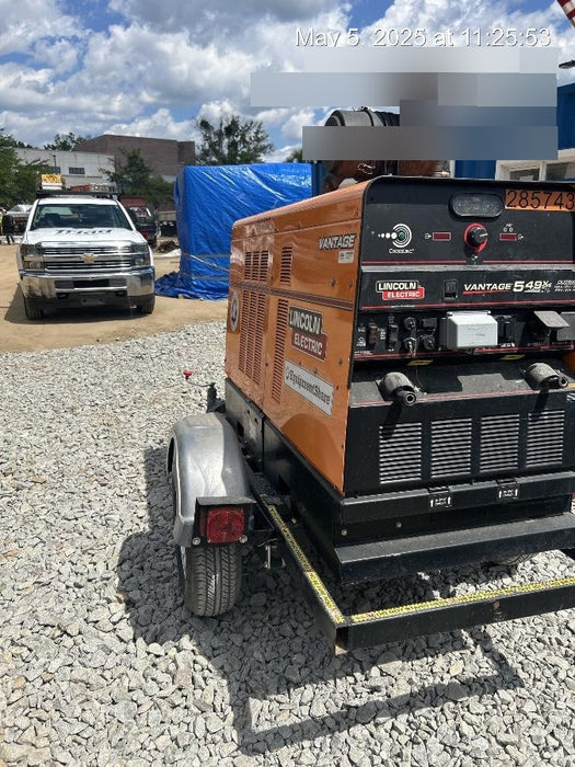 2022 Lincoln Electric Vantage 549X Crosslink Technology, Trailer Mounted, ES Decals, T3