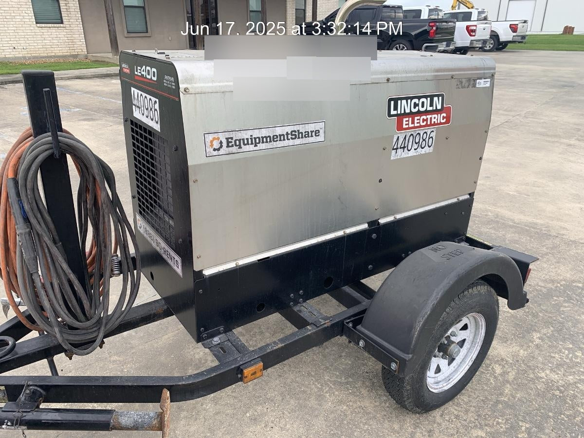 2024 Lincoln Electric LE400 Kubota V1505, Trlr, Cable Rack, Light Kit, ES Decals, T3