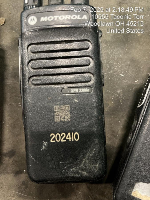 2021 MOTOROLA XPR3300E