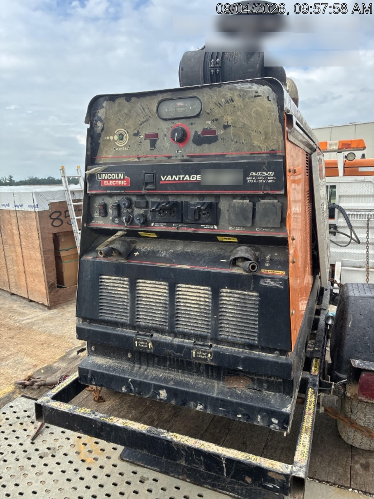 2022 Lincoln Electric Vantage 549X Crosslink Technology, Trailer Mounted, ES Decals, T3
